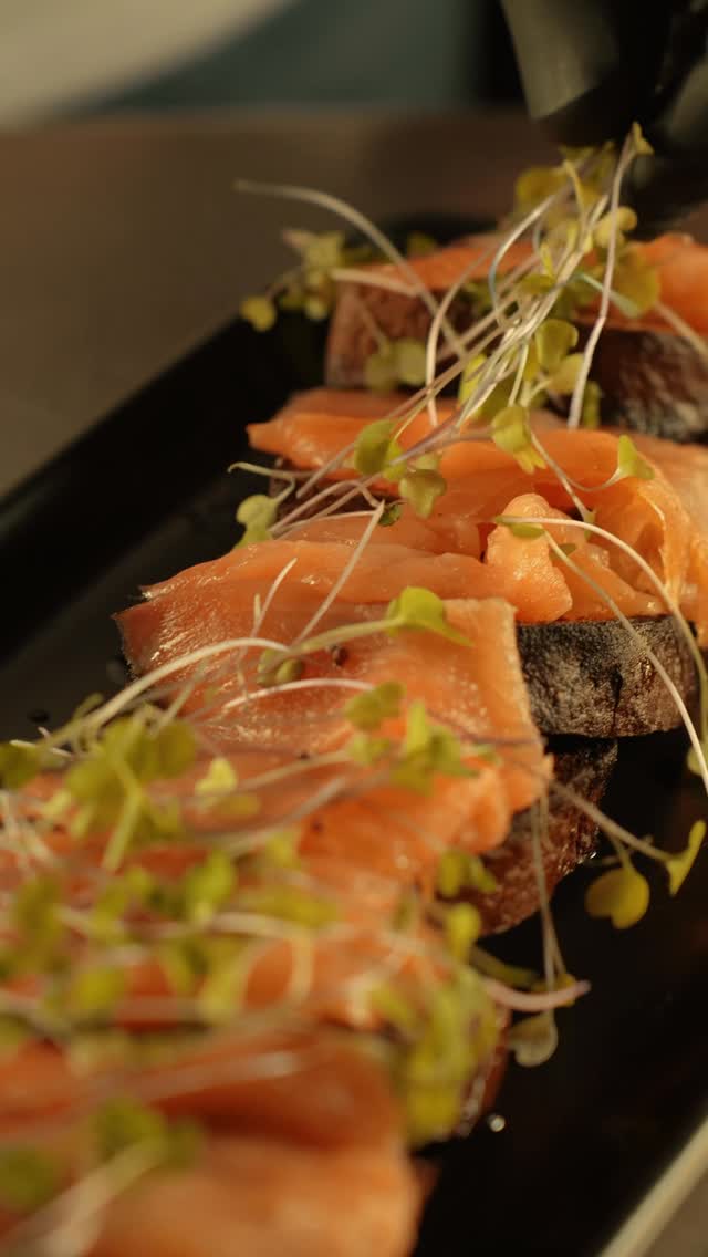 Plated in the kitchen