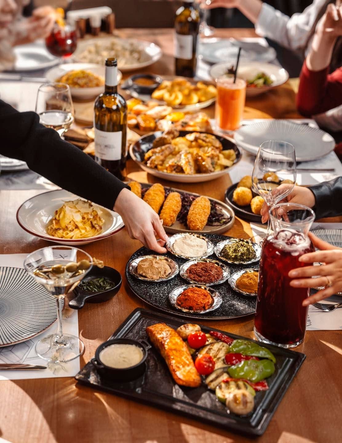 A shared Georgian table